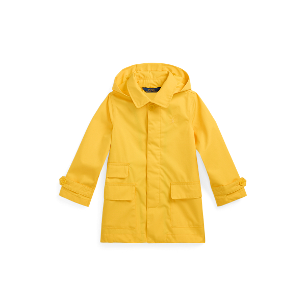 Polo Ralph Lauren Twill Hooded Jacket In Canary Yellow