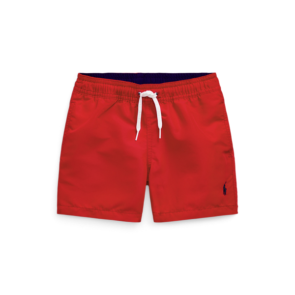Polo Ralph Lauren Logo Swim Trunks In Rl 2000 Red