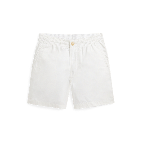 Polo Ralph Lauren Straight Fit Linen-cotton Short In Deckwash White