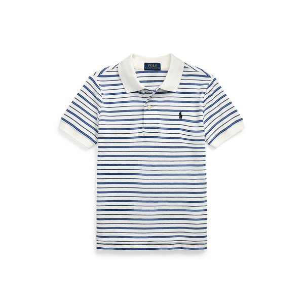 Polo Ralph Lauren Toddler And Little Boys Striped Soft Polo Shirt In White Multi