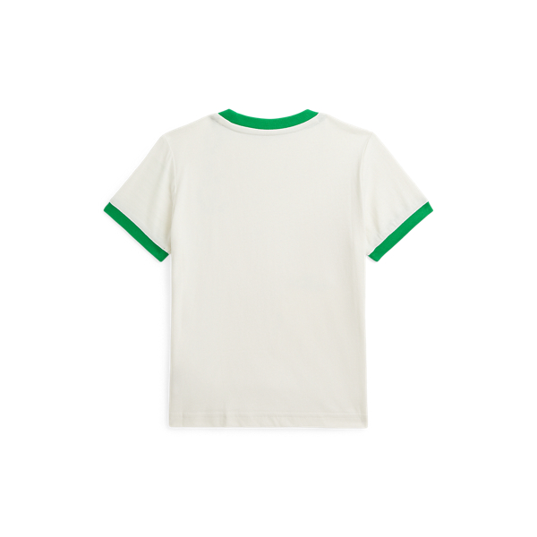 ロゴ コットン ジャージー リンガー Tシャツ | ラルフ ローレン