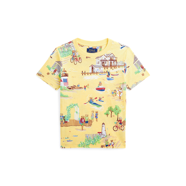 Polo ベア コットン ジャージー Tシャツ