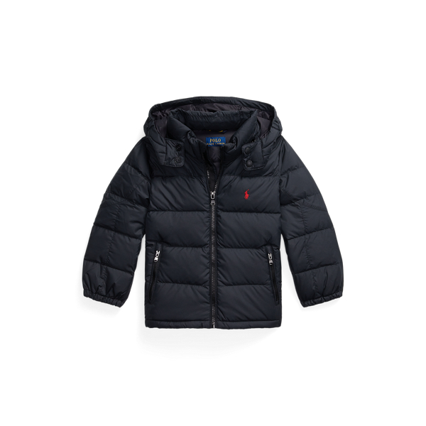 Polo Ralph Lauren Down Puffer Jacket In Black