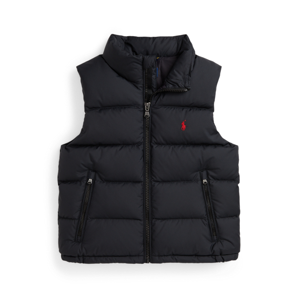 Polo Ralph Lauren Down Vest In Black