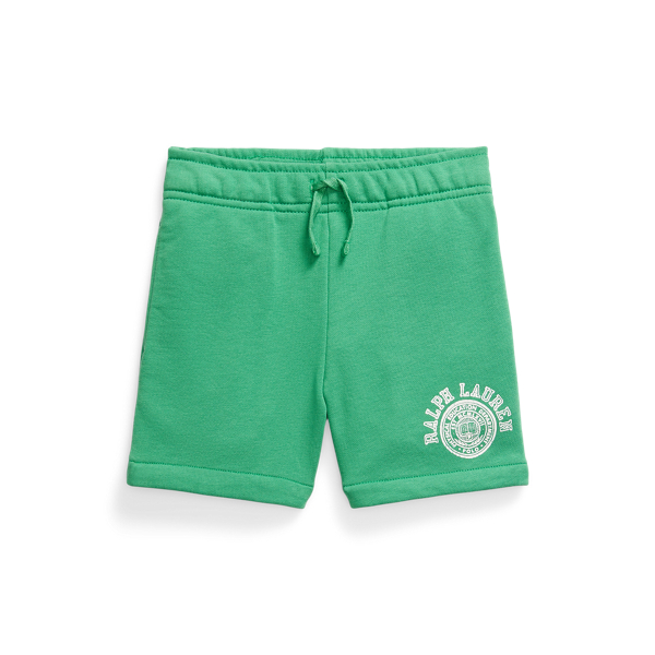 Polo Ralph Lauren Logo French Terry Short In Raft Green