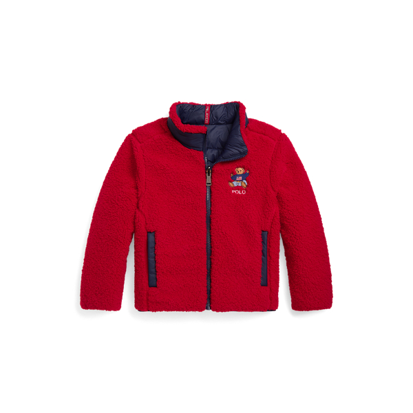 Polo Ralph Lauren Ralph Lauren P-layer 2 Reversible Mockneck Jacket In Red