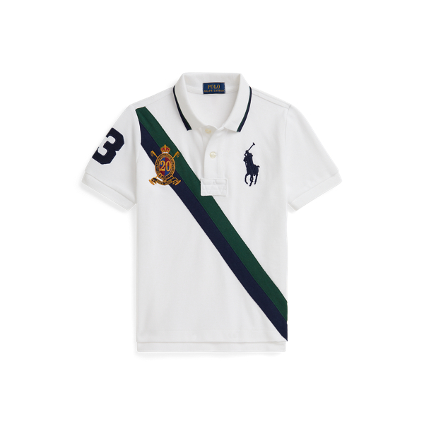 Polo Ralph Lauren Ralph Lauren Big Pony 20th Anniversary Crest Polo In White