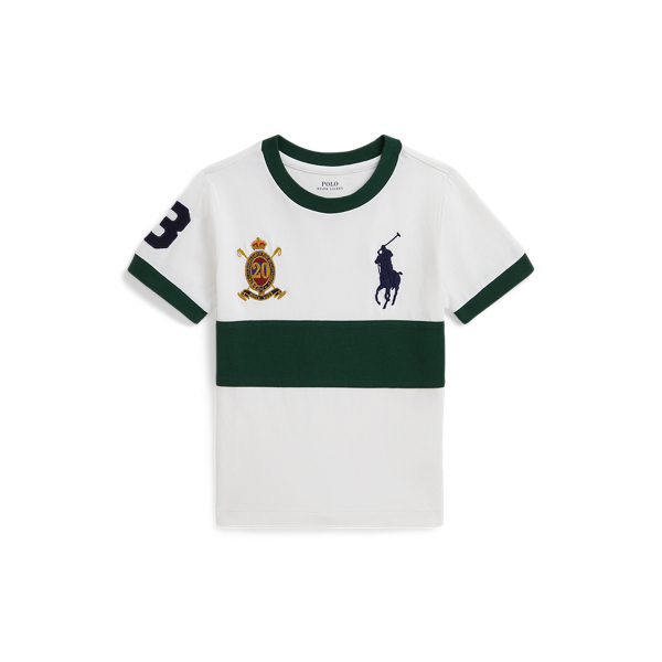 Polo Ralph Lauren Ralph Lauren Big Pony 20th Anniversary Crest Tee In Multi