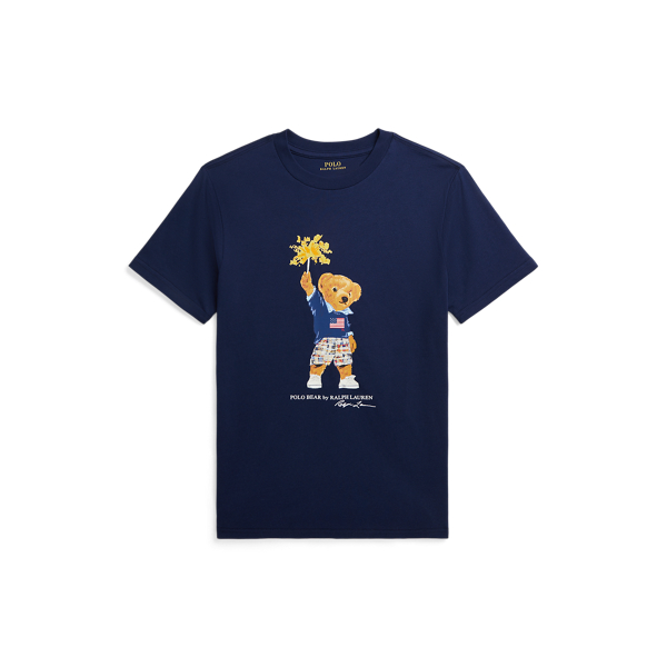 Polo ベア コットン ジャージー Tシャツ