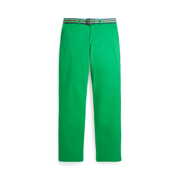 Polo Ralph Lauren Slim Fit Flex Abrasion Twill Pant In Stem