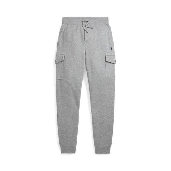 Polo Ralph Lauren Big Boys Fleece Cargo Jogger Pants In Andover Heather