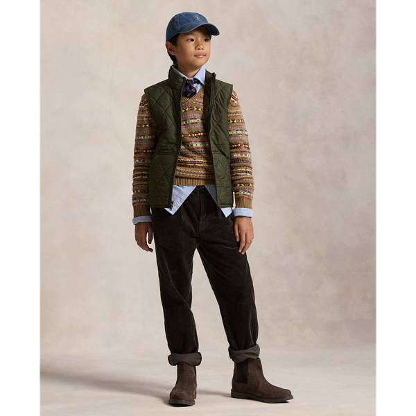Polo Ralph Lauren Ralph Lauren Whitman Relaxed Fit Corduroy Pant In Black