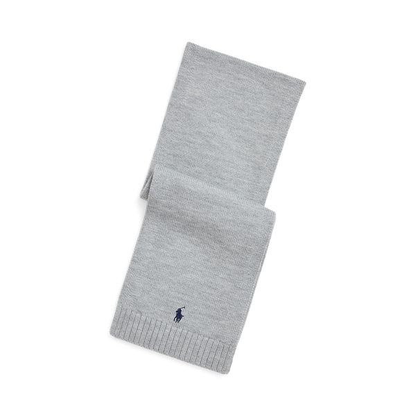 Polo Ralph Lauren Ralph Lauren Wool Scarf In Gray