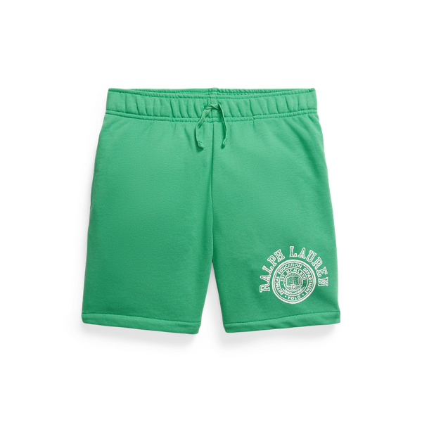 Polo Ralph Lauren Logo French Terry Short In Raft Green