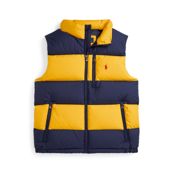 Polo Ralph Lauren Ralph Lauren Striped Down Vest In Multi