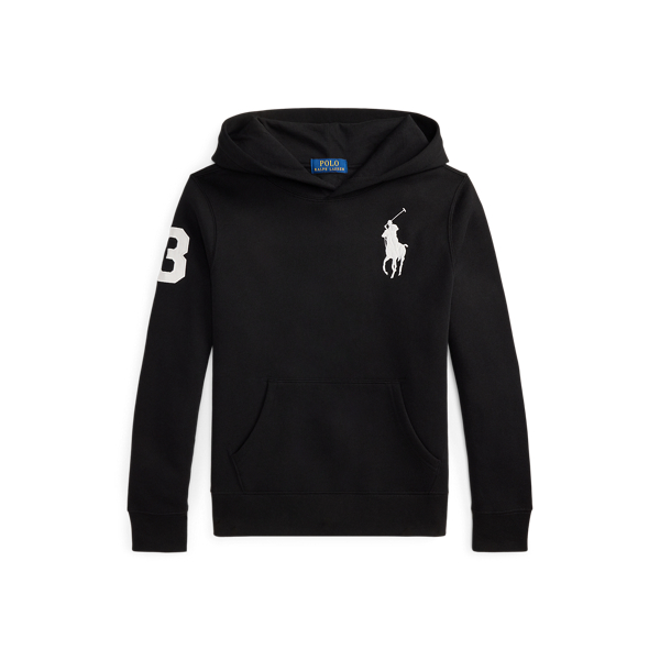 Polo Ralph Lauren Toddler And Little Boys Big Pony Fleece Hoodie In Black
