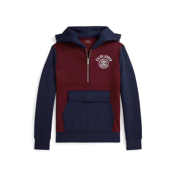 Polo Ralph Lauren Ralph Lauren Logo Double-knit Half-zip Hoodie