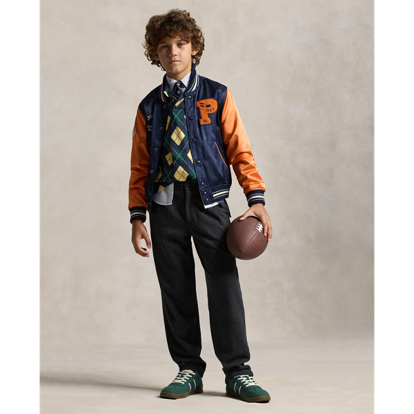 Polo Ralph Lauren Ralph Lauren Chalk-stripe Knit Pant In Black