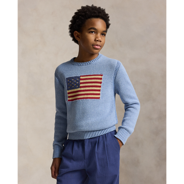Heathered Iconic Flag Jumper