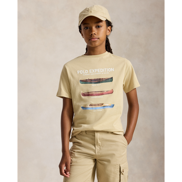 Maglietta Ralph Lauren in Cotone con Grafica Unica