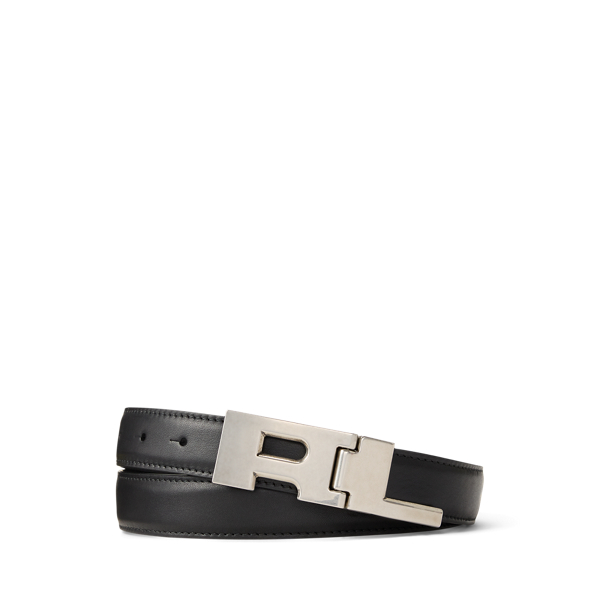 Ralph Lauren Rl Hinge-buckle Calfskin Belt In Multi