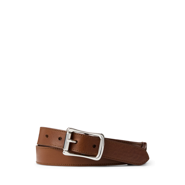 Whipstitched Leather Belt