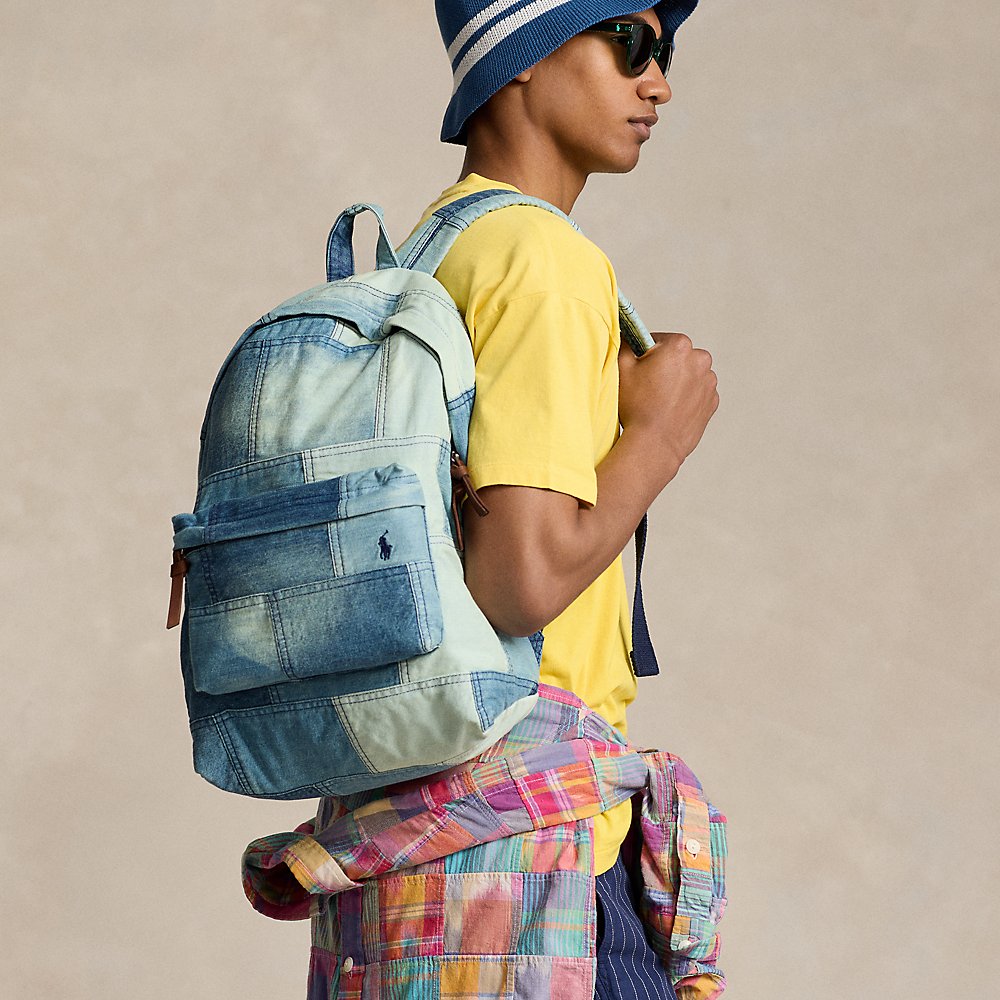 Ralph Lauren Patchwork Denim Backpack