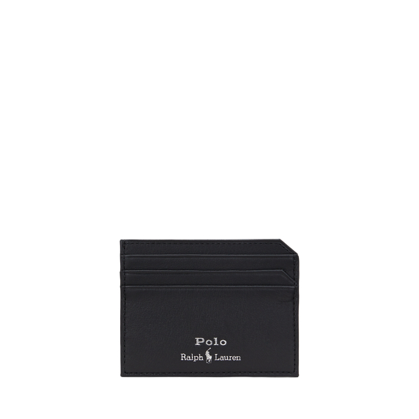 Porte-cartes en cuir lisse - Polo Ralph Lauren - Modalova