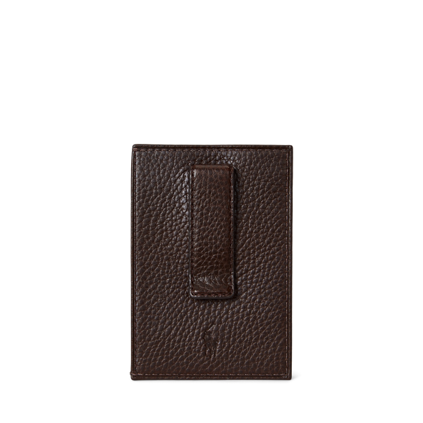 Ralph Lauren Pebbled-leather Money Clip