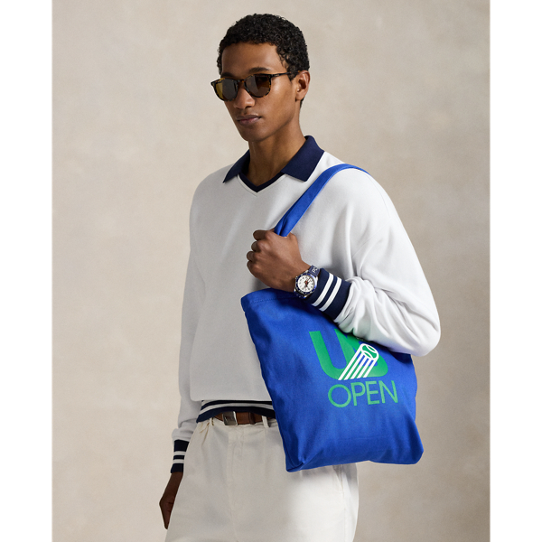 Ralph Lauren Us Open Twill Shopper Tote