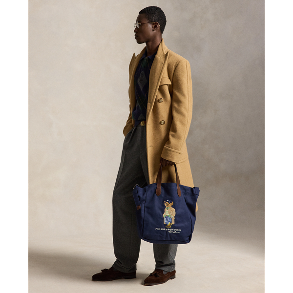 Polo Bear Canvas Shopper Tote