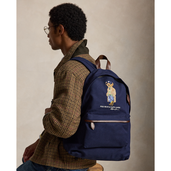 Zaino Polo Bear Ralph Lauren in Tela Elegante