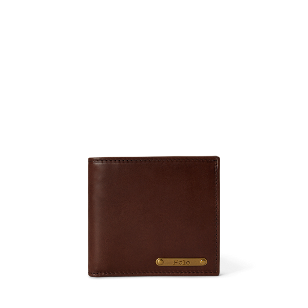 Burnished Leather Billfold Wallet