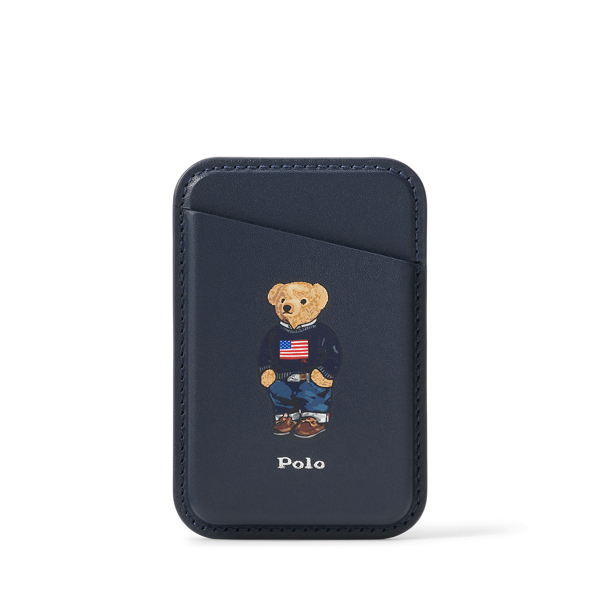 Polo Bear Leather Card Case With MagSafe