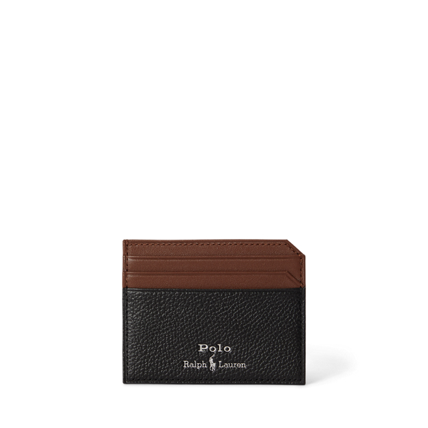 Two-Tone Leather Card Case