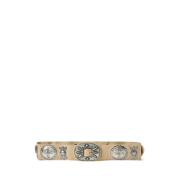 Ceinture concho moulée en daim - Collection - Modalova