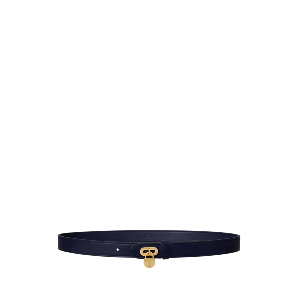Ceinture à cadenas en cuir - Lauren - Modalova