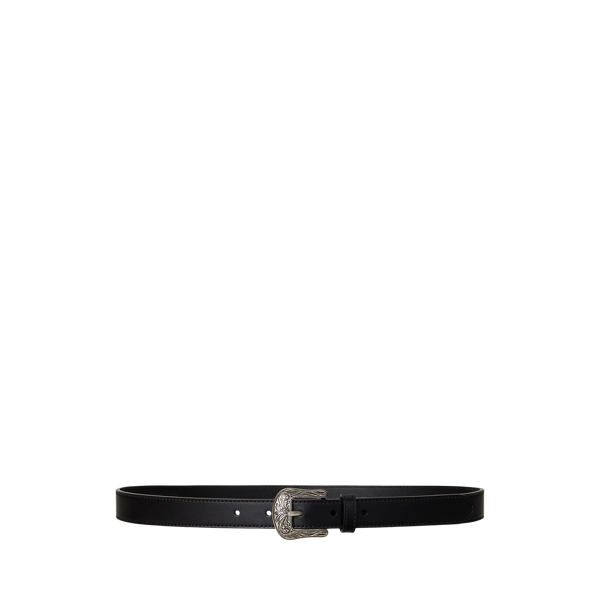 Ralph Lauren Tooled-buckle Leather Belt
