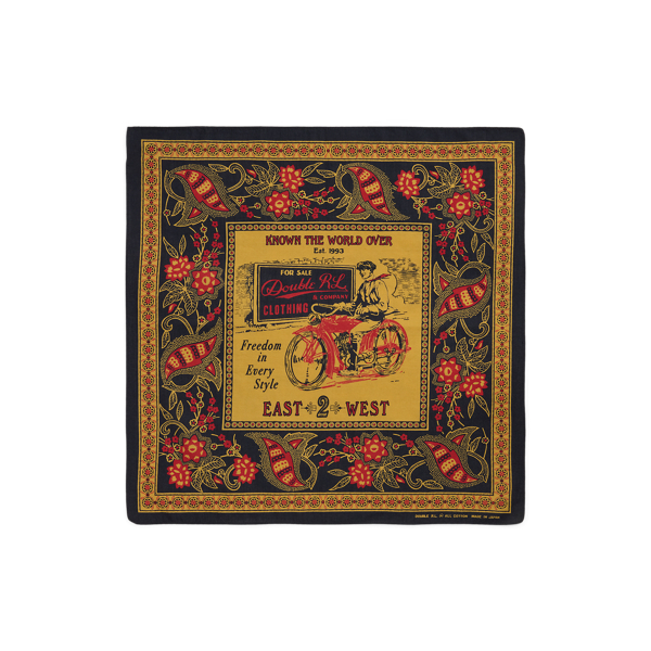 Bandana en coton motif motard - RRL - Modalova