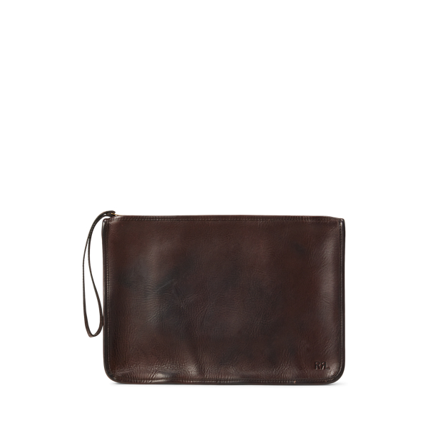 Pochette de rangement en cuir - RRL - Modalova