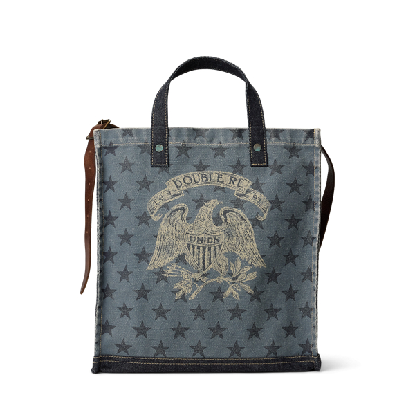 Handwoven Indigo Carpenter Tote - RRL - Modalova