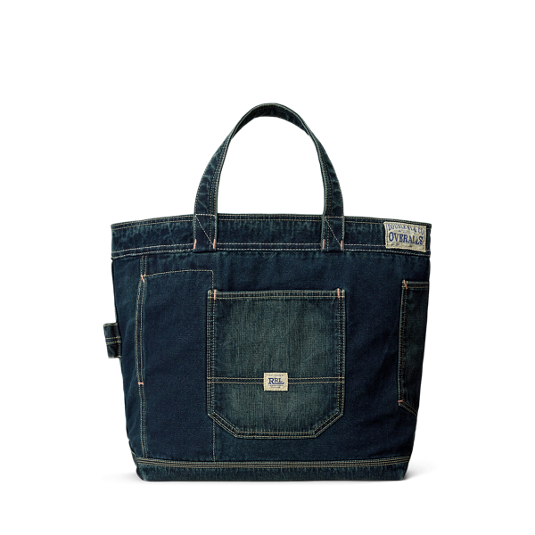 Tote in Tela Indaco Ralph Lauren - Eleganza e Stile