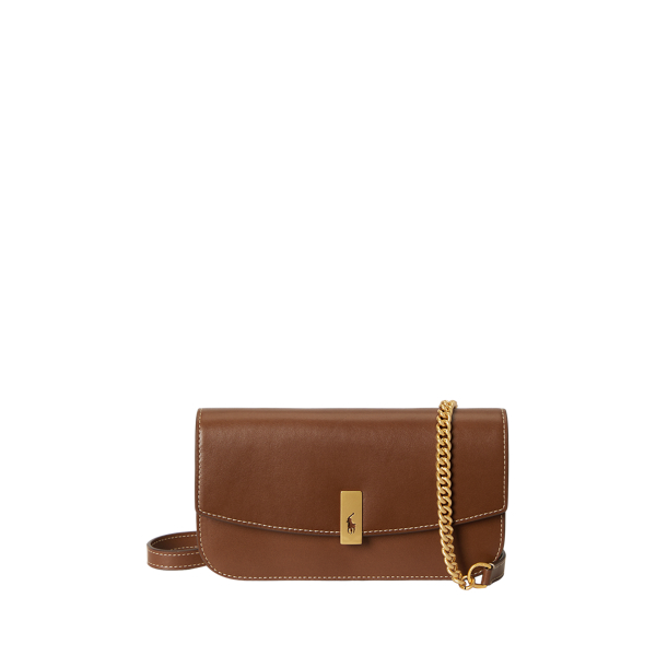 Borsa Portafoglio Polo ID in Pelle con Catena - Ralph Lauren