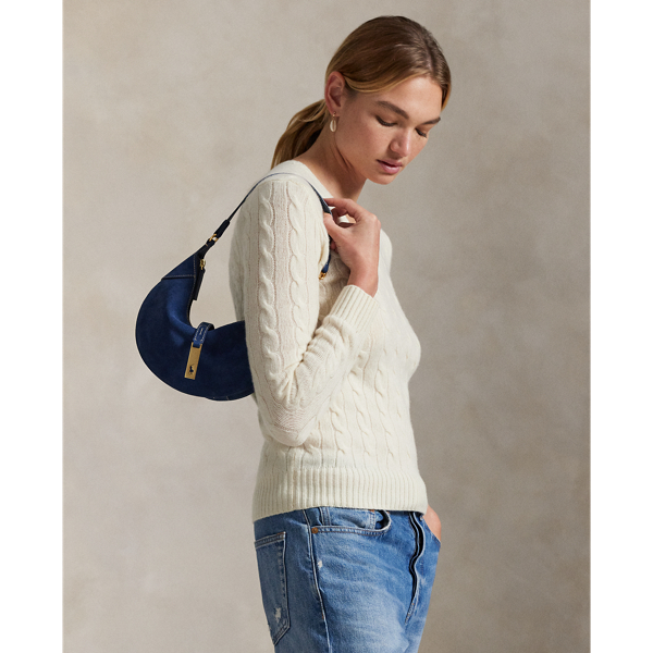 Polo ID Suede Mini Shoulder Bag