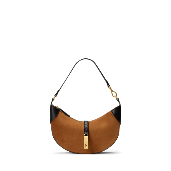Borsa Mini Polo ID in Camoscio - Eleganza Ralph Lauren