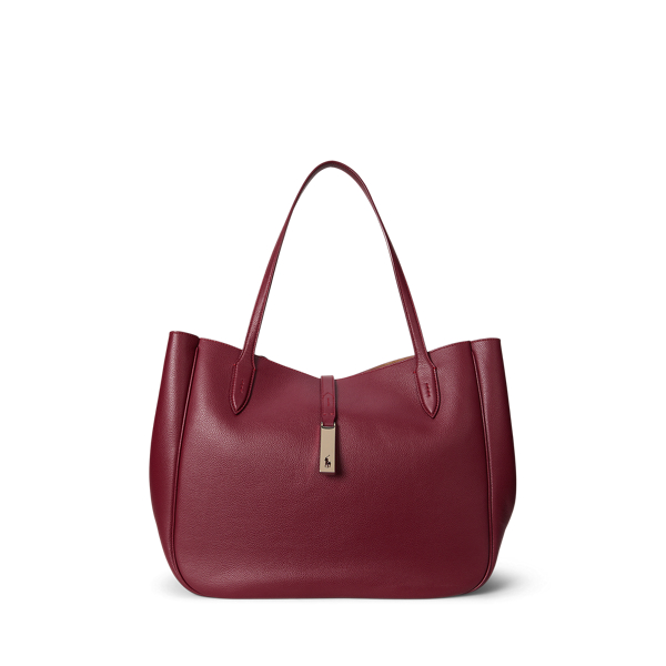Grand cabas Polo ID en cuir - Polo Ralph Lauren - Modalova