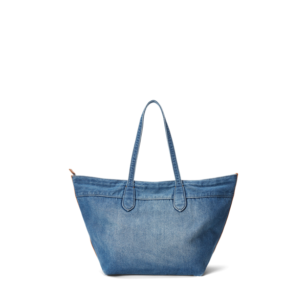 POLO RALPH LAUREN（ポロ ラルフ ローレン）の「ストライプド キャンバス ミディアム Bellport トート（トートバッグ）」 -  WEAR