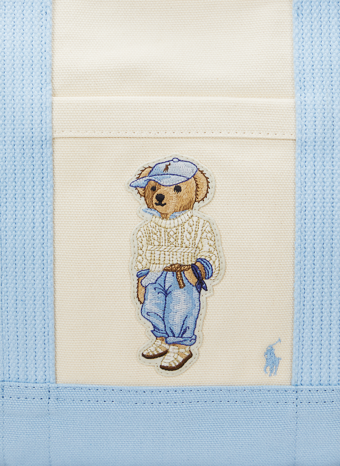 Polo ベア キャンバス スモール トート | ラルフ ローレン公式 Polo ベア キャンバス スモール トート | ラルフ ローレン公式