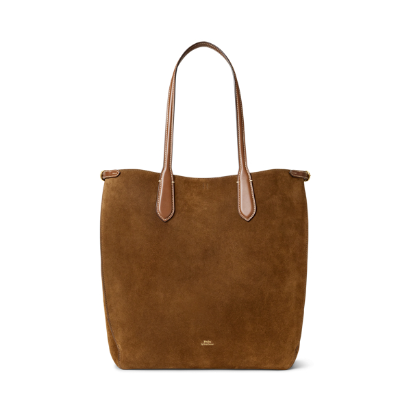 Cabas Bellport en daim vertical - Polo Ralph Lauren - Modalova