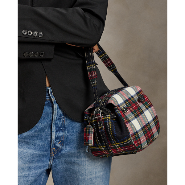 Polo ID Tartan Wool Mini Satchel